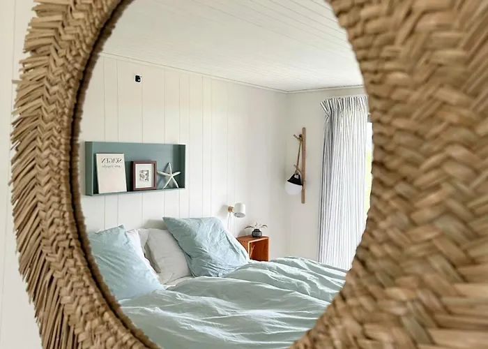 Sea View In Nostalgic 60s Near Dunes